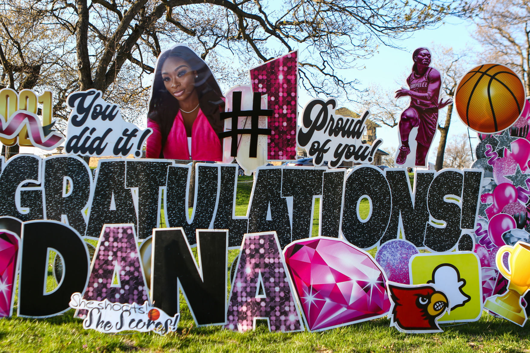 Gallery: Dana Evans WNBA draft viewing party